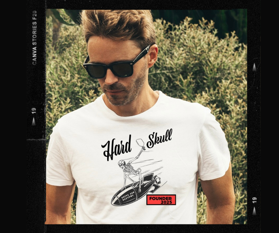 Hard Skull Bomb Rider T-Shirt