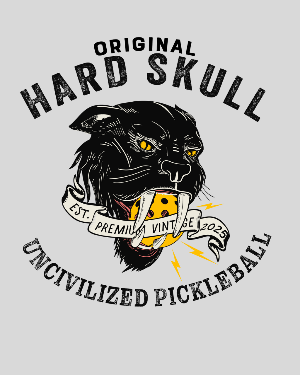 Hard Skull Panther Classic T-shirt