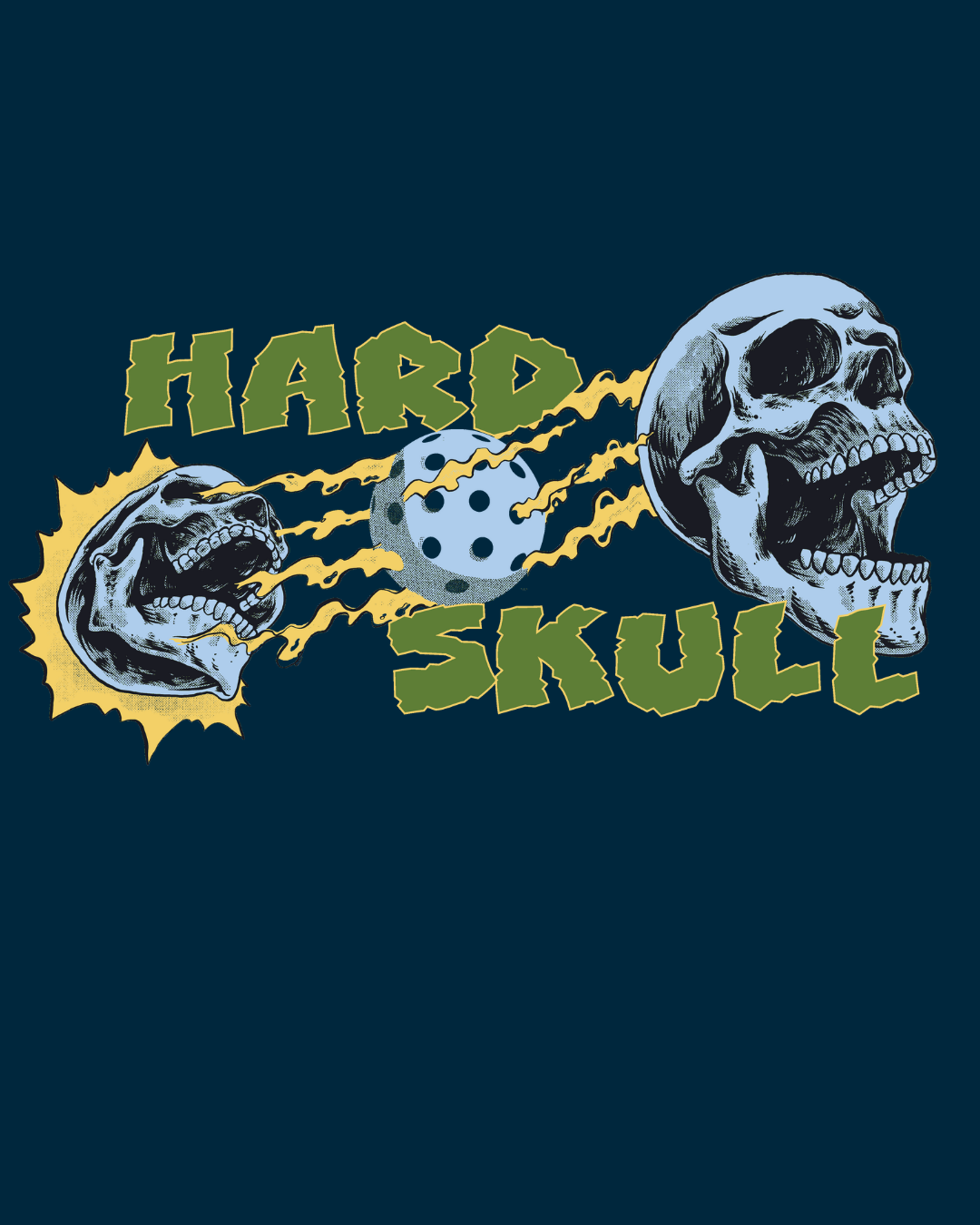 Hard Skull Screaming Skulls T-Shirt