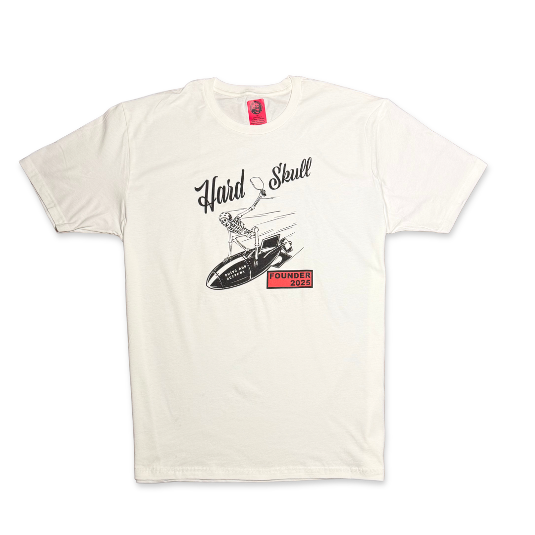 Hard Skull Bomb Rider T-Shirt